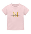 Buchstabe Baby Shirt - Wunsch Designs