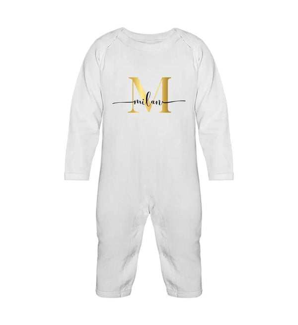 Buchstabe Onesie - Wunsch Designs