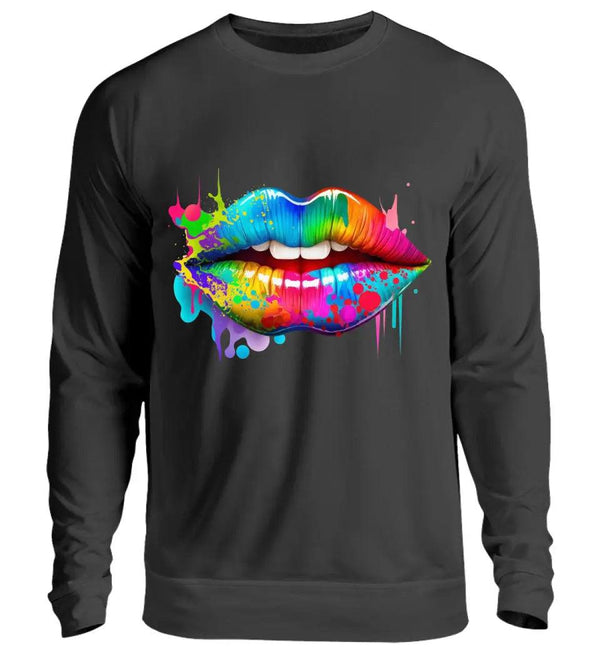 Lippen Sweatshirt - Wunsch Designs