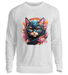 Katze Sweatshirt - Wunsch Designs