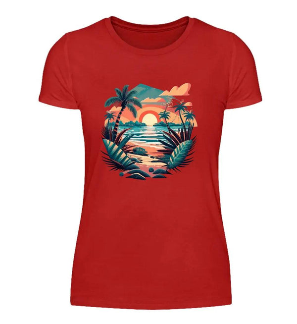 Beach Damen T-Shirt - Wunsch Designs