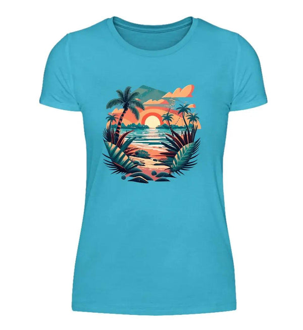 Beach Damen T-Shirt - Wunsch Designs