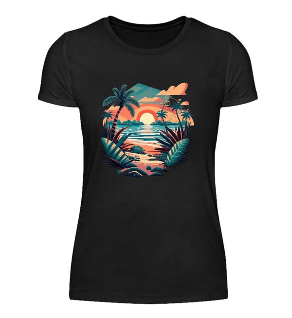 Beach Damen T-Shirt - Wunsch Designs