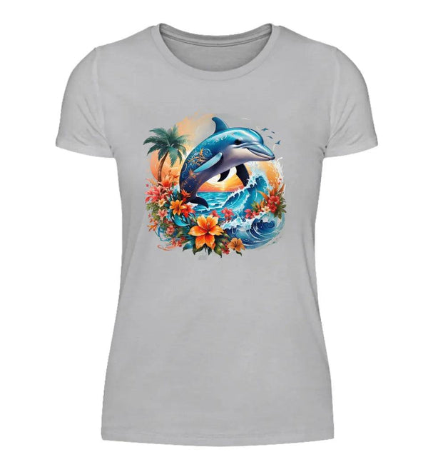 Delphin Damen T-Shirt - Wunsch Designs