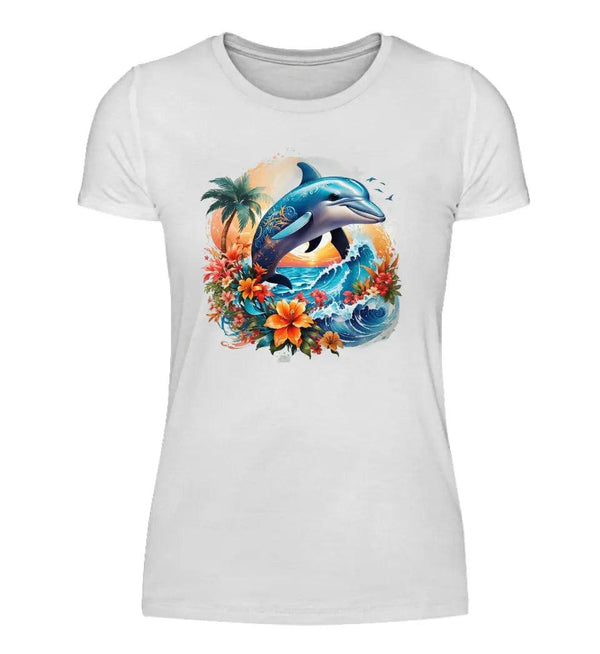 Delphin Damen T-Shirt - Wunsch Designs