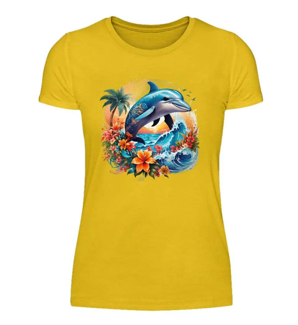 Delphin Damen T-Shirt - Wunsch Designs