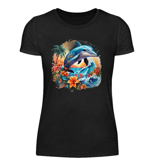 Delphin Damen T-Shirt - Wunsch Designs