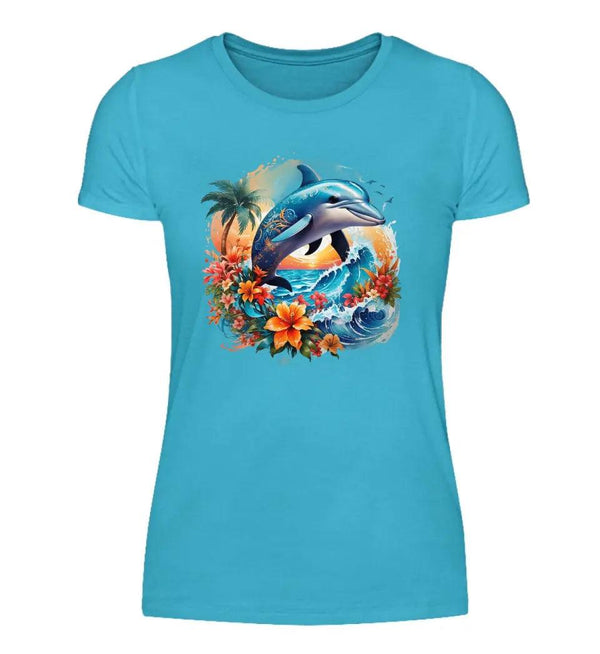 Delphin Damen T-Shirt - Wunsch Designs