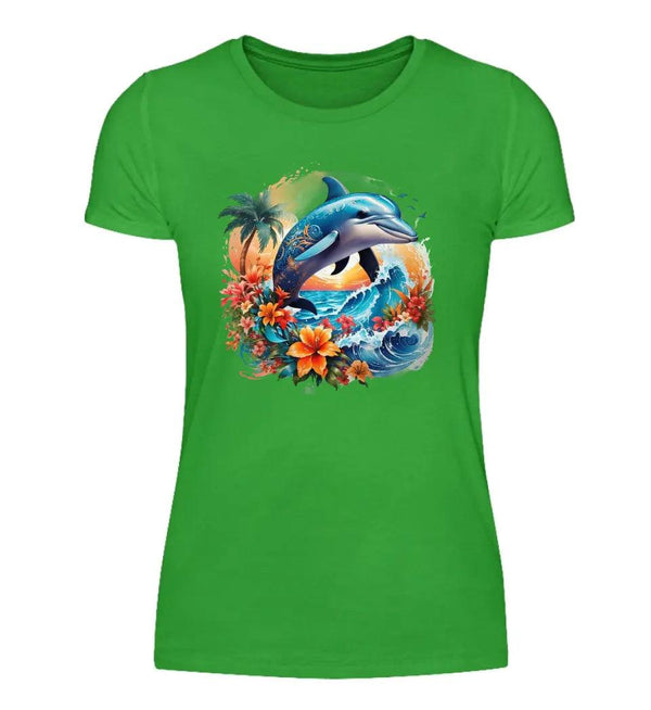 Delphin Damen T-Shirt - Wunsch Designs