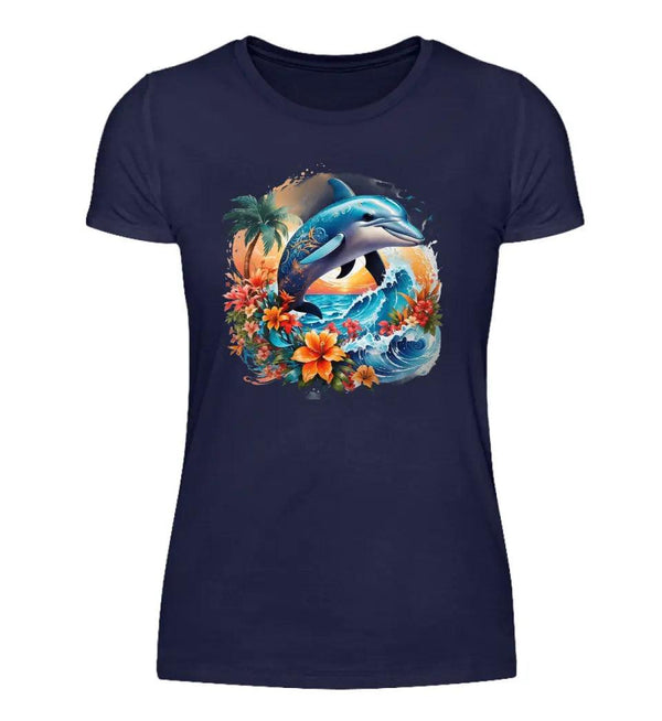 Delphin Damen T-Shirt - Wunsch Designs
