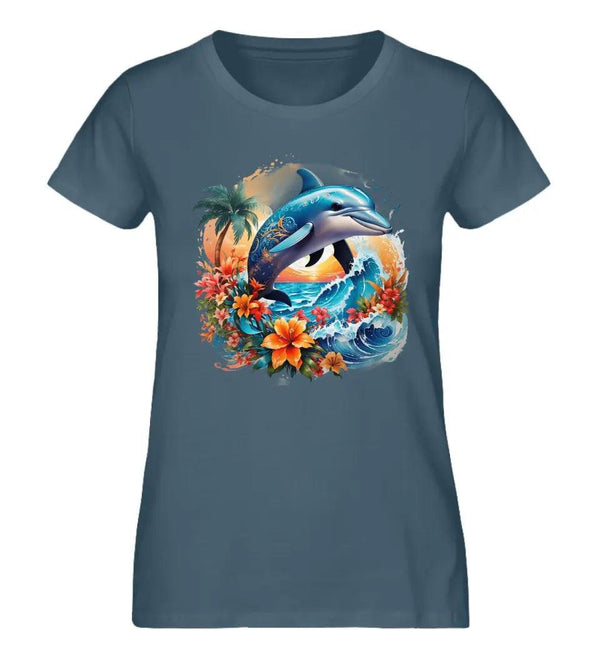 Delphin Damen T-Shirt - Wunsch Designs