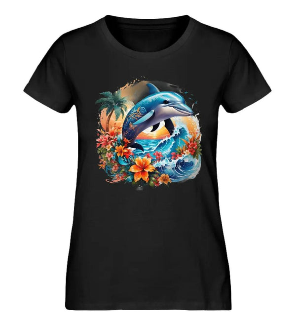 Delphin Damen T-Shirt - Wunsch Designs