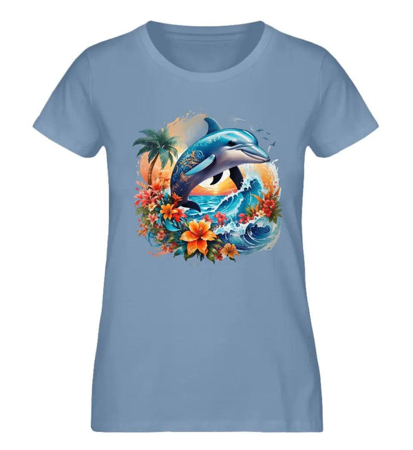 Delphin Damen T-Shirt - Wunsch Designs