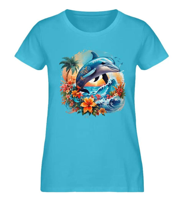 Delphin Damen T-Shirt - Wunsch Designs
