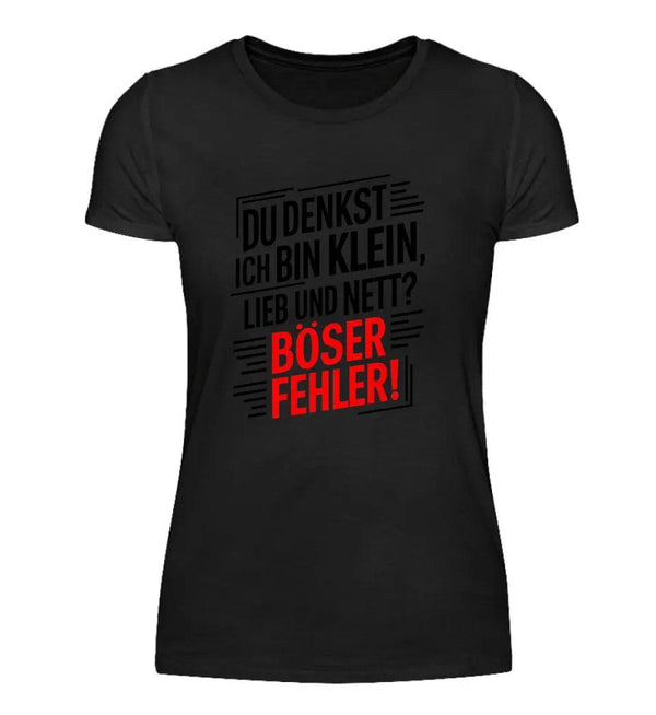 Klein, Lieb, Nett Damen T-Shirt - Wunsch Designs