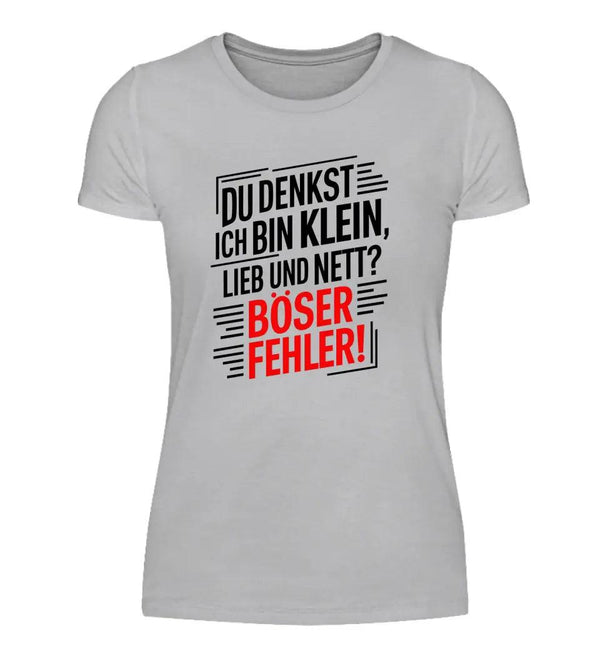 Klein, Lieb, Nett Damen T-Shirt - Wunsch Designs