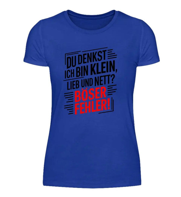 Klein, Lieb, Nett Damen T-Shirt - Wunsch Designs
