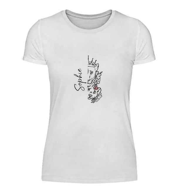 Löwen Familie Damen T-Shirt - Wunsch Designs