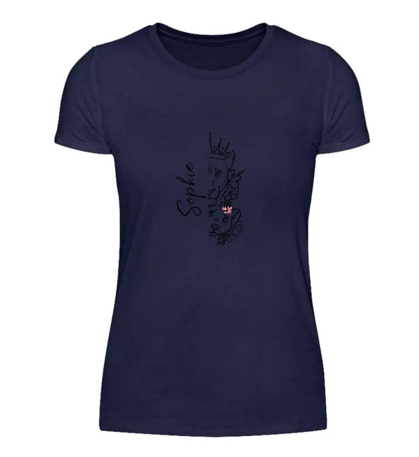 Löwen Familie Damen T-Shirt - Wunsch Designs