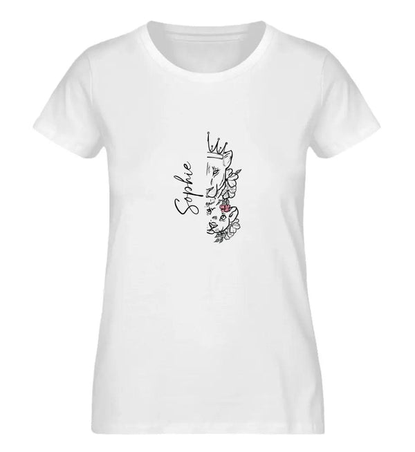 Löwen Familie Damen T-Shirt - Wunsch Designs
