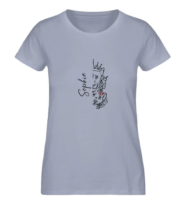 Löwen Familie Damen T-Shirt - Wunsch Designs