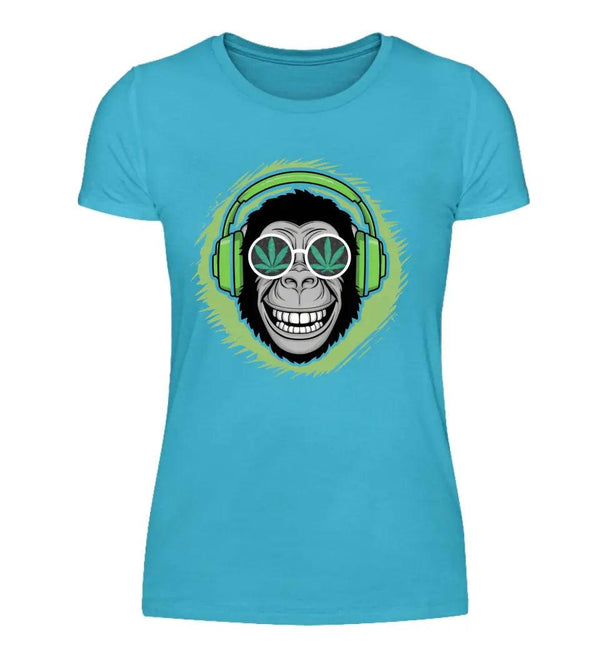 Monkey Damen T-Shirt - Wunsch Designs