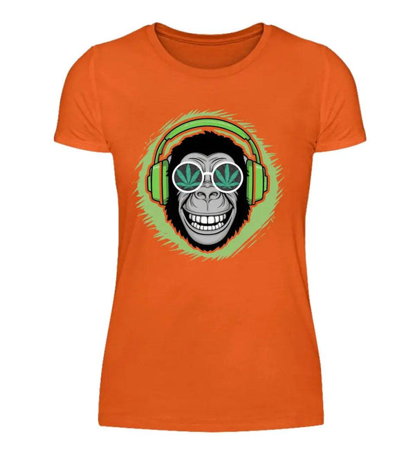 Monkey Damen T-Shirt - Wunsch Designs