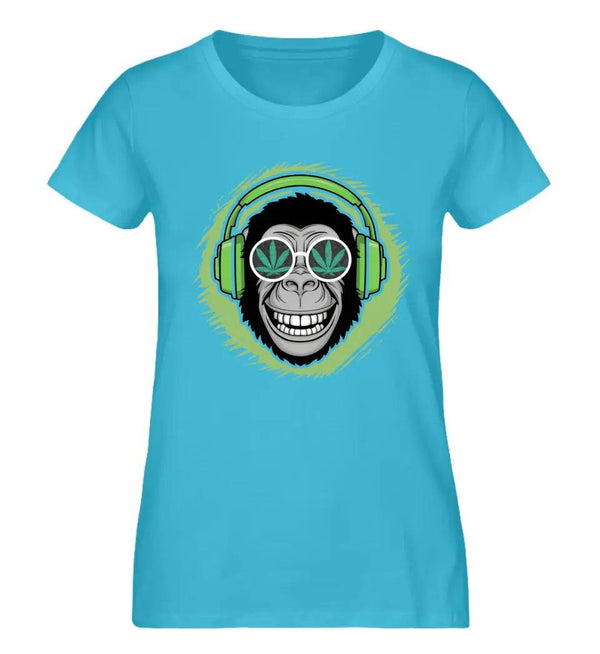 Monkey Damen T-Shirt - Wunsch Designs