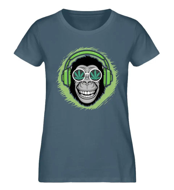 Monkey Damen T-Shirt - Wunsch Designs