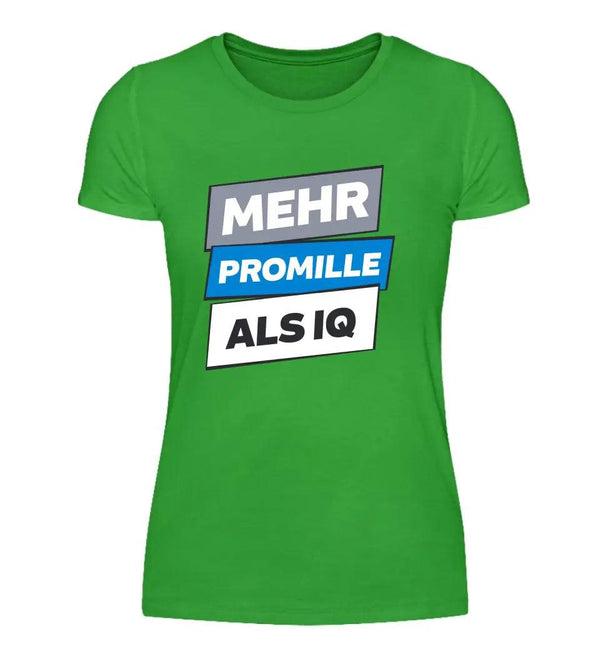 Promille Damen T-Shirt - Wunsch Designs