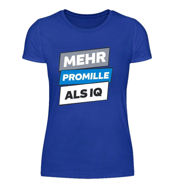 Promille Damen T-Shirt - Wunsch Designs