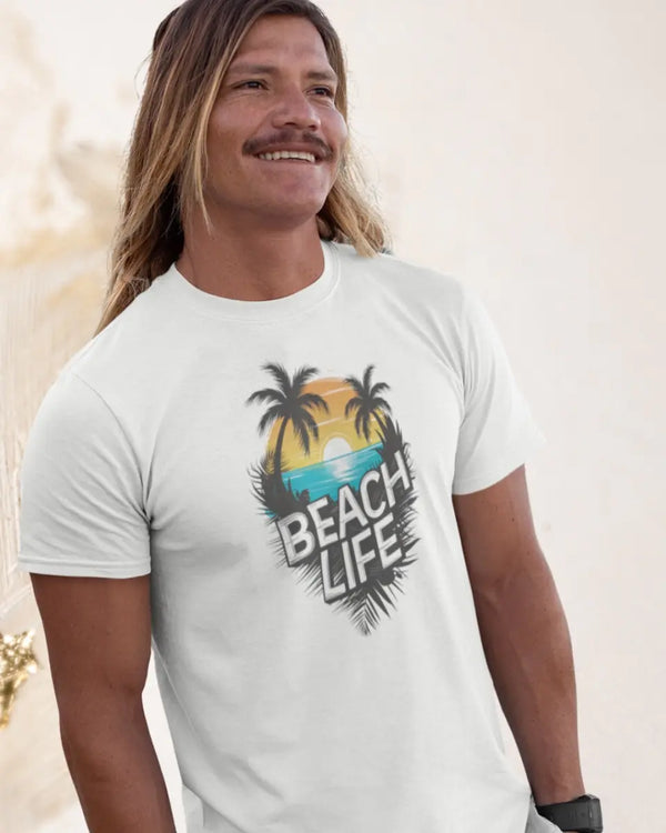 Beach Life T-Shirt Herren