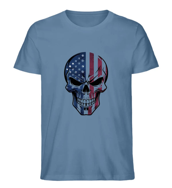 USA SKULL T-Shirt Herren