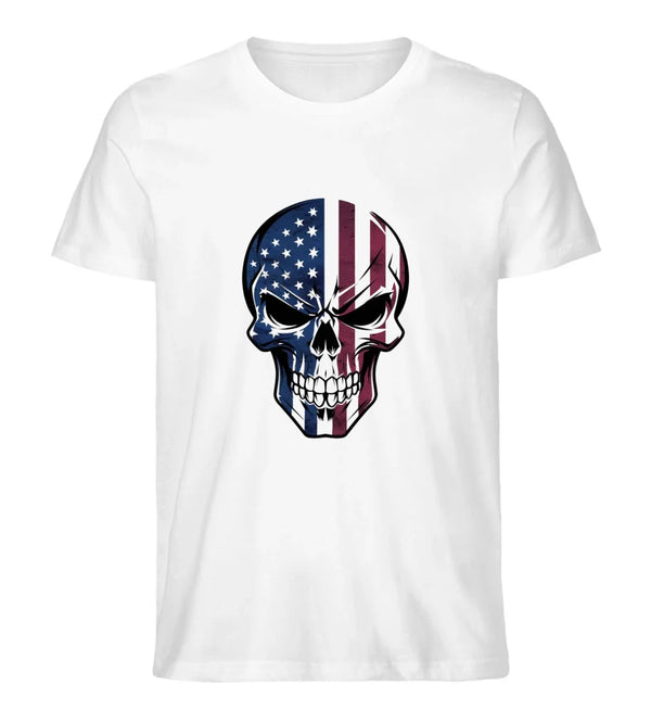 USA SKULL T-Shirt Herren