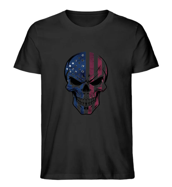 USA SKULL T-Shirt Herren