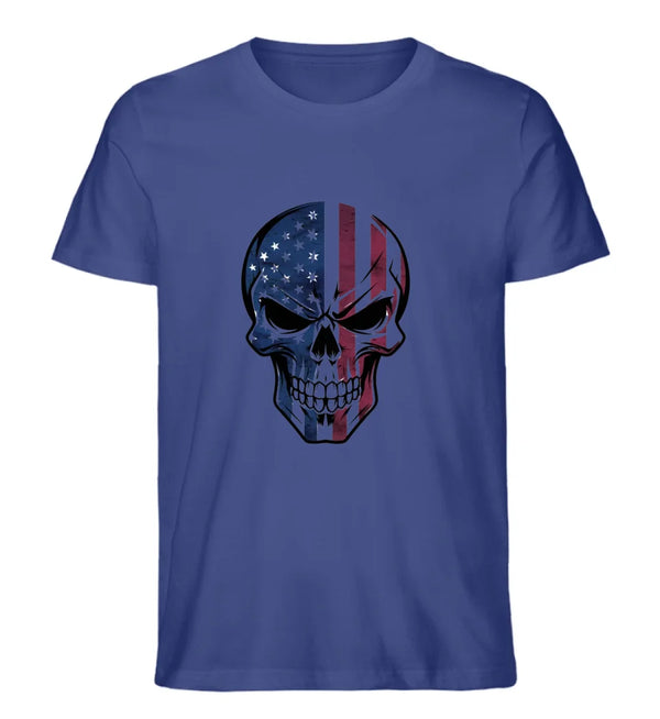 USA SKULL T-Shirt Herren