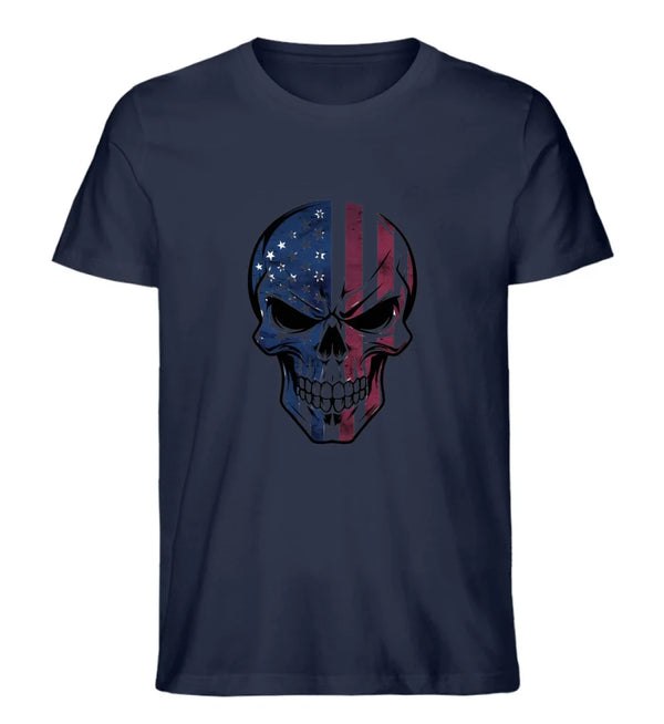 USA SKULL T-Shirt Herren