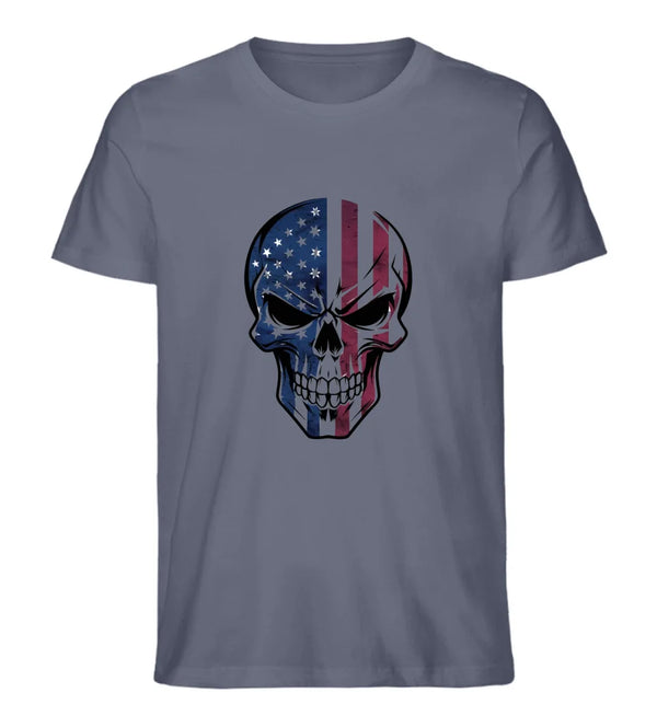 USA SKULL T-Shirt Herren