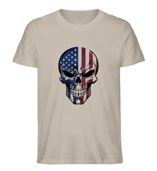 USA SKULL T-Shirt Herren