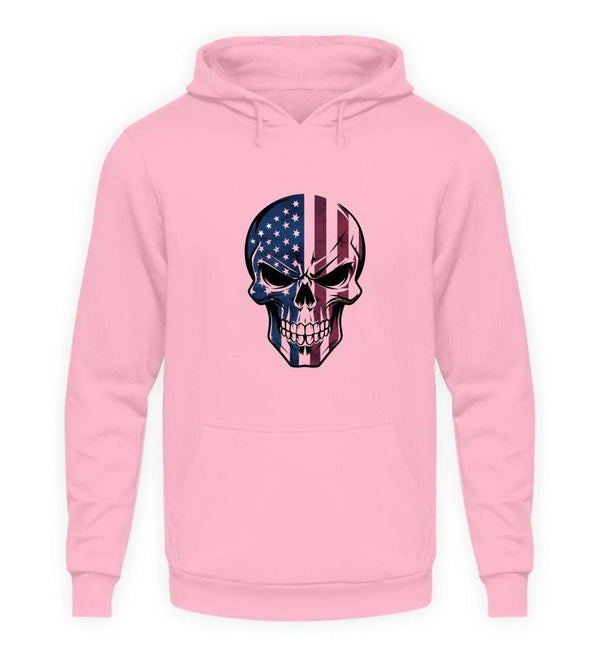 USA SKULL Herren Hoodie - Wunsch Designs