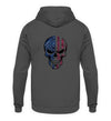 USA Skull Back Herren Hoodie - Wunsch Designs