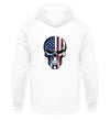 USA Skull Back Herren Hoodie - Wunsch Designs