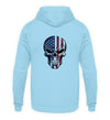 USA Skull Back Herren Hoodie - Wunsch Designs