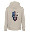 USA Skull Back Herren Hoodie - Wunsch Designs