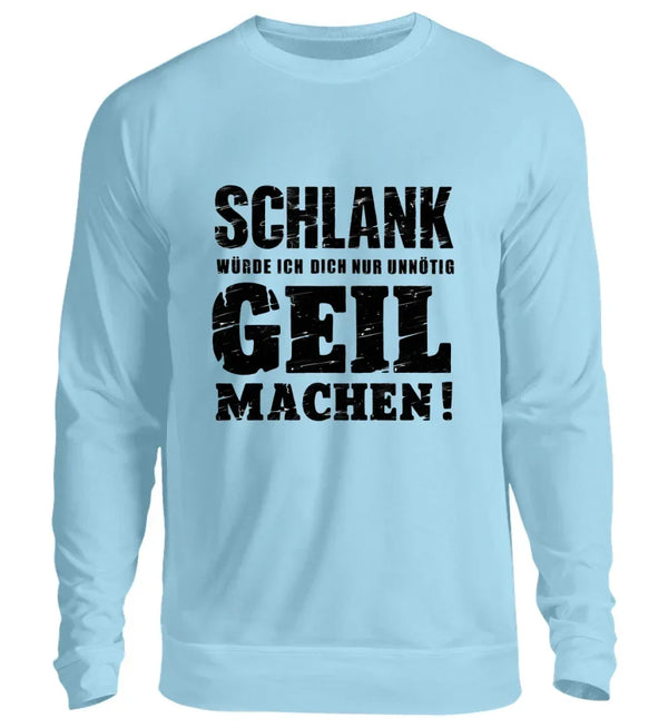 Schlank Damen Sweatshirt