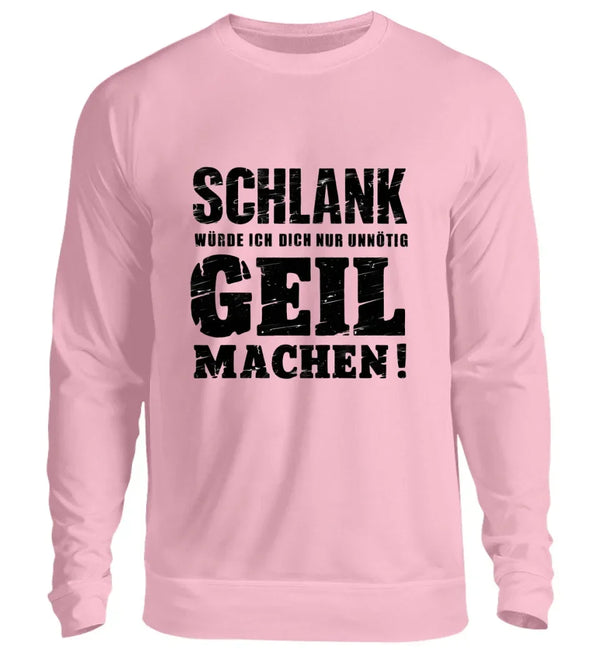 Schlank Herren Sweatshirt