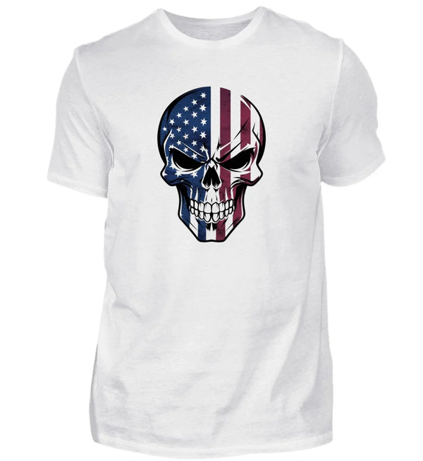 USA SKULL T-Shirt Herren