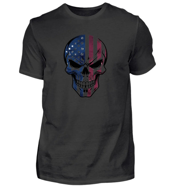USA SKULL T-Shirt Herren