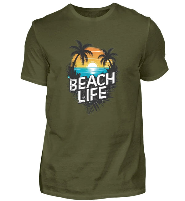 Beach Life T-Shirt Herren