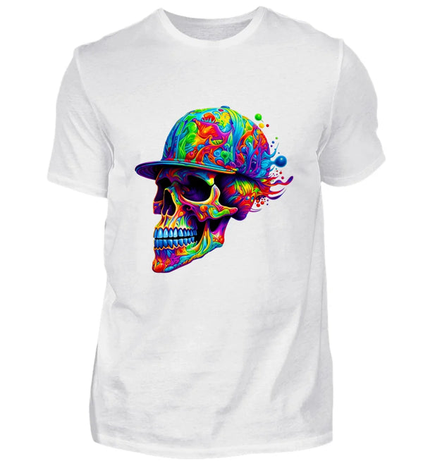 Skull Hat T-Shirt Herren